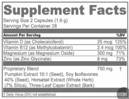 BladderGenix ingredients