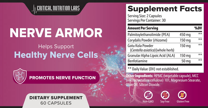 Nerve Armor Supplement facts
